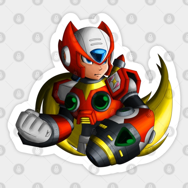 Zero Buster Sticker by Firestorm Fox
